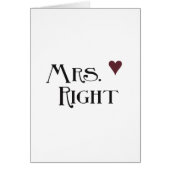 Mrs Right (Voorkant)