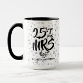 Mrs Right Fun 25e Silver Jubileum Mok (Links)