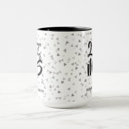 Mrs Right Fun 25e Silver Jubileum Mok (Midden)
