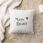Mrs Right Kussen (Deken)