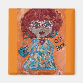 Mrs Roper Oh Jack magneet (Voorkant)