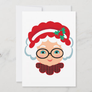 Mrs Santa Claus Christmas Kaarten