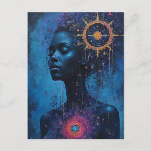 Mrs Tarot Briefkaart (Voorkant)