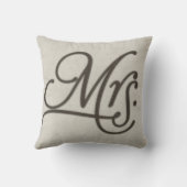 Mrs Textured Sierkussen (Achterkant)