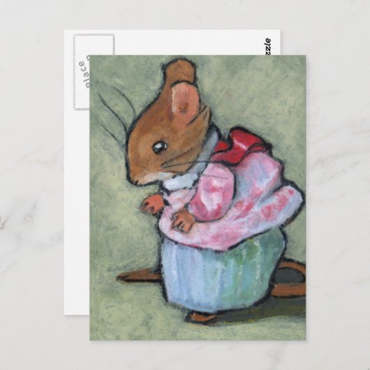MRS TITTLEMOUSE #2 After B. Potter Briefkaart (Voorkant / Achterkant)