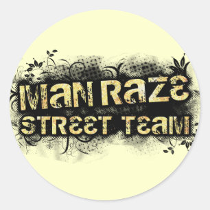 MRST Gele sticker