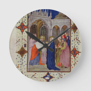 MS 11060-11061 Uren Notre Dame: Geen, de Pres Ronde Klok