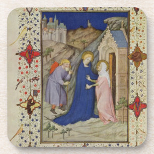 MS 11060-11061 Uren Notre Dame: Laudes, Vi Bier Onderzetter