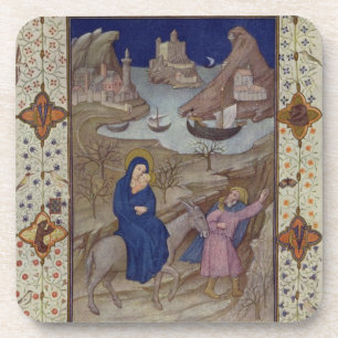 MS 11060-11061 Uren Notre Dame: Vespers, F Drankjes Onderzetter