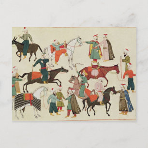 Ms 1671 A Horse Market, c.1580 Briefkaart