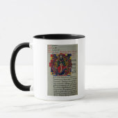 Ms 2 fol.8 Geschiedeniseerd initiaal "O" waarin ee Mok (Links)