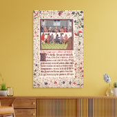 Ms 370 fol.184 The Last Supper Canvas Afdruk (Insitu (Woonkamer))