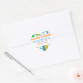 MS Awareness hart Stickers for Multiple Sclerosis (Envelop)