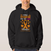 MS Awareness Ma Multiple Sclerosis Support Hoodie (Voorkant)