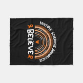 MS Awareness maand multiple sclerose Fleece Deken (Voorkant (Horizontaal))