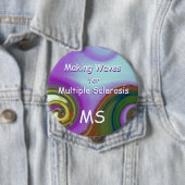 MS Awareness Pin Ronde Button 4,0 Cm (In situ)