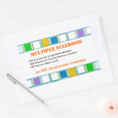 MS Awareness Stickers for Multiple Sclerosis (Envelop)