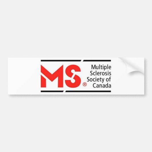 MS Canada Bumpersticker (Voorkant)