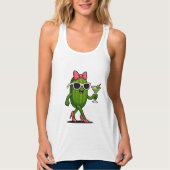 Ms. Cucumber Chic Tanktop (Voorkant)