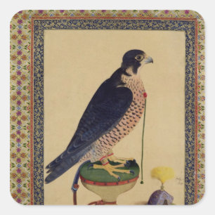 Ms E-14 Falcon, van een Moraqqa Vierkante Sticker