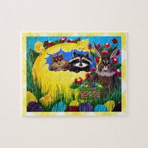 "Ms Elizabeth's Paaswereld Jigzaag Puzzle Legpuzzel