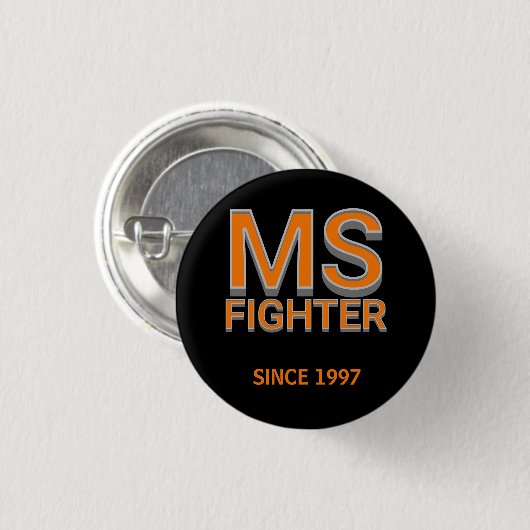 MS Fighter Ronde Button 3,2 Cm (Voorkant /achterkant)