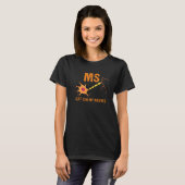 MS Get on My Nerves multiple sclerose bewustzijn M T-shirt (Voorkant volledig)