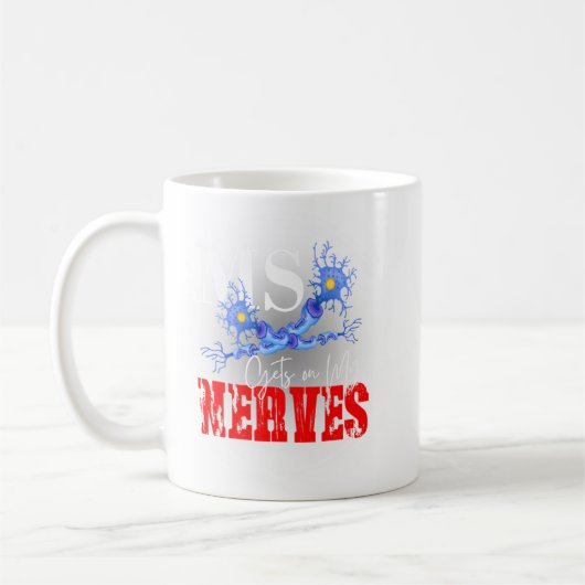Ms Gets op mijn zenuwen MS Bewustheid bij multiple Koffiemok (Links)