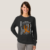 MS Great Aunt Multiple Sclerosis Awareness Flag Fa T-shirt (Voorkant volledig)