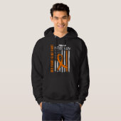 MS Her Fight Mother In Law Multiple Sclerosis USA Hoodie (Voorkant volledig)