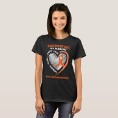 MS  Husband Multiple Sclerosis  Wife MS Awareness T-shirt (Voorkant volledig)