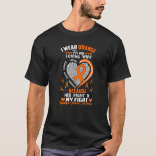 MS KLEDING Oranje Vrouw Multiple Sclerosis Awarene T-shirt