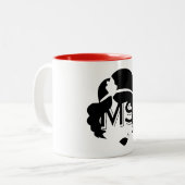 Ms Loves Steamy Punk Coffee Mok (Voorkant links)