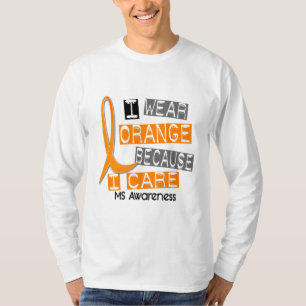 MS Multiple Sclerose Ik Draag Oranje omdat het me T-shirt