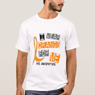 MS multiple sclerose ik Draag Oranje voor ME 37 T-shirt