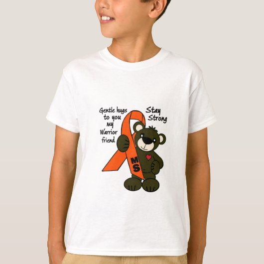 MS (Multiple Sclerosis) teddy berenlint T-shirt (Voorkant)