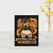 MS Multiple Sclerosis Warrior Awareness Oranje MEs Kaart (Gele Bloem)