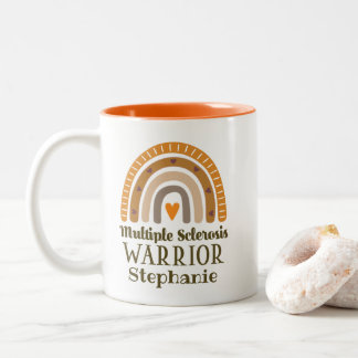 MS-ondersteuning bij multiple sclerose Tweekleurige Koffiemok