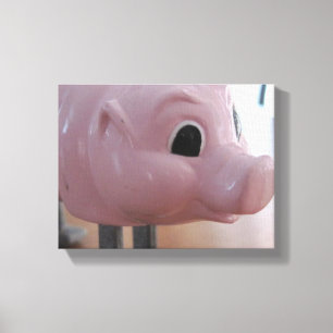 MS Piggy Speelgoed Canvas Afdruk