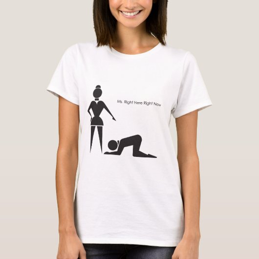 Ms. Right T-shirt (Voorkant)