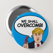 Ms Rodham, als je niet lekker bent. Ronde Button 4,0 Cm (Voorkant /achterkant)