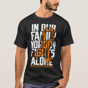 MS-sclerose ondersteunt MS-herkenning van multipel T-shirt
