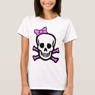 Ms Skull & Crossbones met Gold Tooth T-shirt