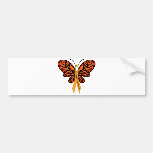 MS Vlinder Bumpersticker (Voorkant)