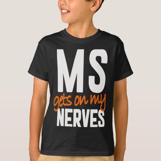 MS Warrior - MS Gets T-shirt (Voorkant)