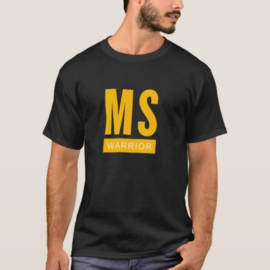 MS Warrior Multiple Sclerosis bewustwording s T-shirt (Voorkant)