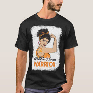 MS Warrior Oranje rib T-shirt
