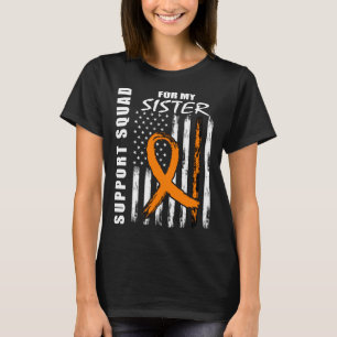 MS Zus Multiple Sclerose Bewustzijn VS Vlag Fa T-shirt