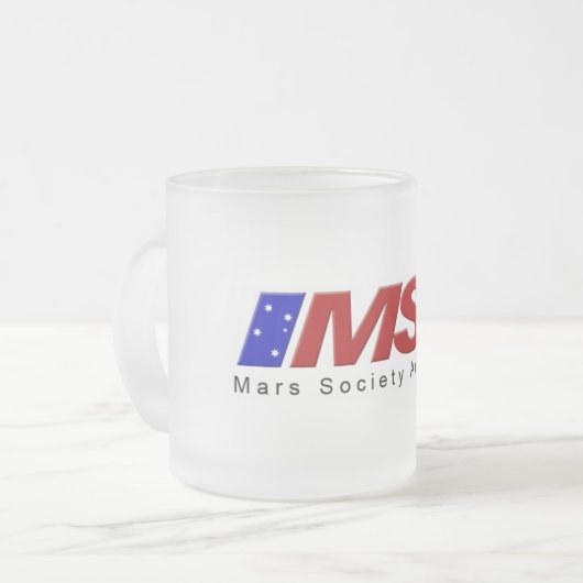 MSA Frosted Glass Mok (Voorkant links)