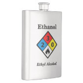 MSDS-waarschuwing voor ethanol Flacon (Rechts)